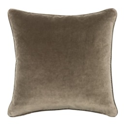 Medici Taupe, Sustainable Feather, Cushion - Andrew Martin Eco-conscious & Cotton & Velvet Plain - thumbnail 1
