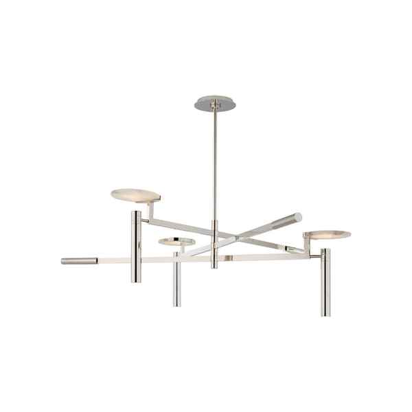 Melange Chandelier Nickel, Polished Nickel - Andrew Martin - image 1