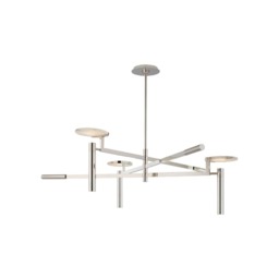 Melange Chandelier Nickel, Polished Nickel - Andrew Martin - thumbnail 1