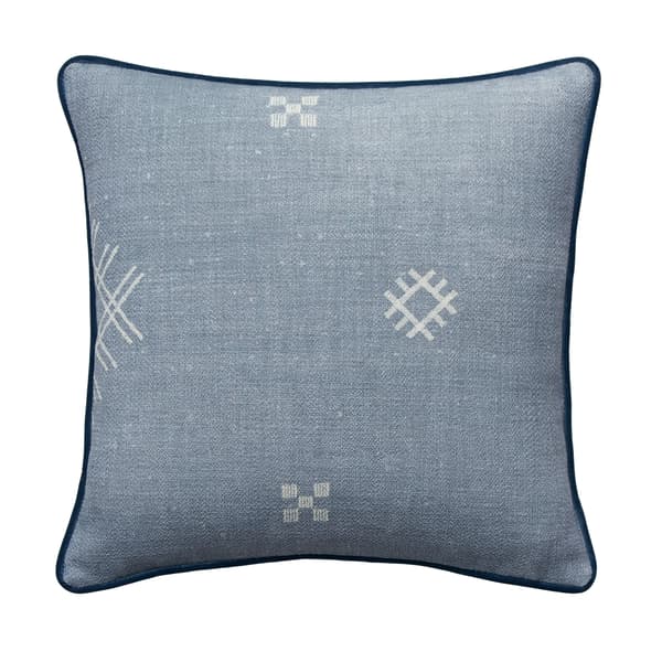 Azorus Denim Outdoor, Hollowfibre, Cushion, 55cm x 55cm - Andrew Martin Small Prints - image 1