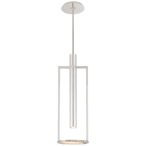 Melange Pendant Nickel, Pendant Light, Medium, Polished Nickel - Andrew Martin - image 1