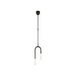 Rousseau Pendant Bronze, Pendant Light, Bronze / Crystal - Andrew Martin - thumbnail 1