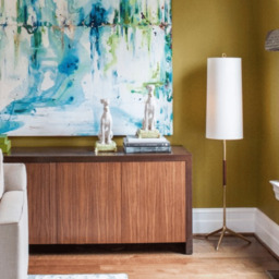 Frankfort Floor Lamp Brass, Floor Lamp, Hand-Rubbed Antique Brass - Andrew Martin - thumbnail 2