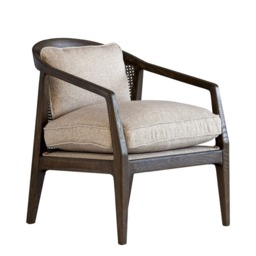 Celine Chair, Chair, Bronze/Brown/Dark Neutral - Andrew Martin Other Fabric