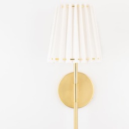 Demi Tall Wall Light Brass, Wall Light, Aged Brass - Andrew Martin - thumbnail 2