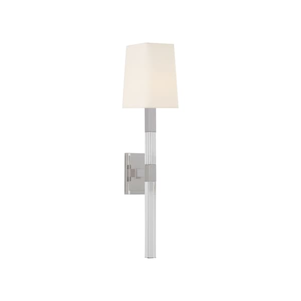 Reagan Wall Light Nickel, Wall Light, Medium, Polished Nickel/Crystal - Andrew Martin - image 1