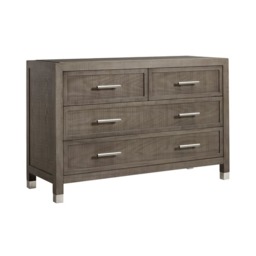 Raffles Chest Of Drawers Grey, Chest of Drawers - Andrew Martin - thumbnail 1