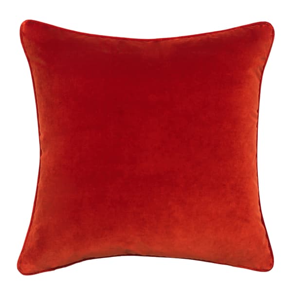Medici Burnt Sienna, Sustainable Feather, Cushion - Andrew Martin Eco-conscious & Cotton & Velvet Plain - image 1