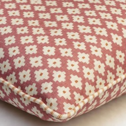 Maze Pink, Sustainable Feather, Cushion - Andrew Martin Eco-conscious & Linen Blend & Viscose Blend Geometric & Small Prints - thumbnail 2