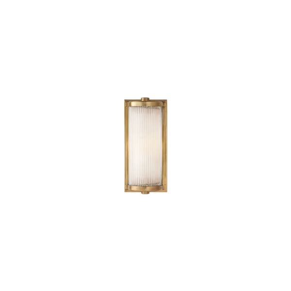 Dresser Short Wall Light Brass, Wall Light, Short, Hand-Rubbed Antique Brass - Andrew Martin - image 1