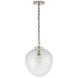 Katie Pendant Nickel, Pendant Light, Polished Nickel - Andrew Martin - thumbnail 1
