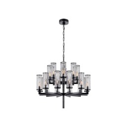 Liaison Chandelier Bronze, 2 Tier - Andrew Martin