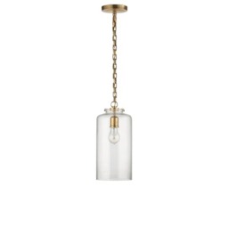 Katie Pendant Brass, Pendant Light, Hand-Rubbed Antique Brass - Andrew Martin - thumbnail 1