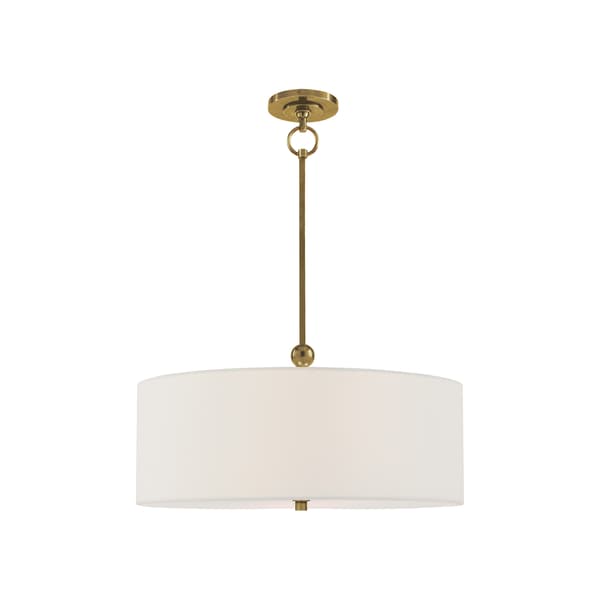 Reed Pendant Brass, Pendant Light, Hand-Rubbed Antique Brass - Andrew Martin - image 1
