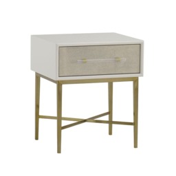 Alice Bedside Table Ivory, Bedside Table - Andrew Martin