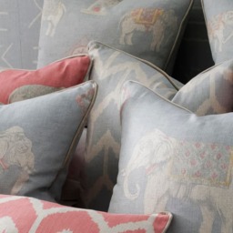 Jumbo Powder, Sustainable Feather, Cushion, 55cm x 55cm - Andrew Martin Linen Blend & Viscose Blend Animal - thumbnail 2