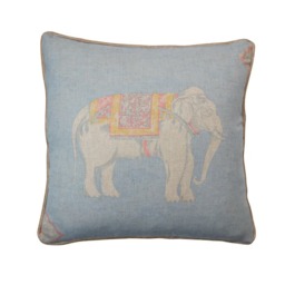 Jumbo Powder, Sustainable Feather, Cushion, 55cm x 55cm - Andrew Martin Linen Blend & Viscose Blend Animal - thumbnail 1