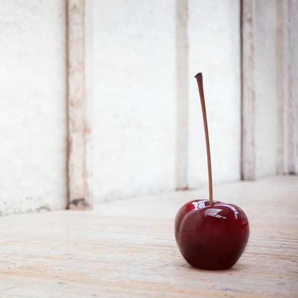 Cherry Glazed Bordeaux, Fruit Sculpture, 12cm x 10cm - Andrew Martin - image 1