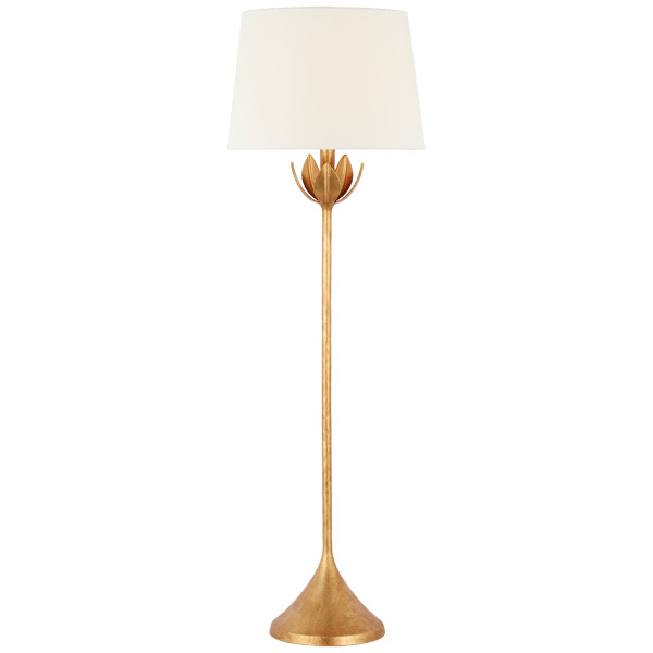 Alberto Floor Lamp Gold Leaf, Floor Lamp, Antique Gold Leaf - Andrew Martin - image 1