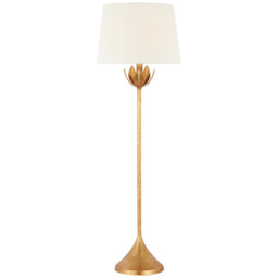 Alberto Floor Lamp Gold Leaf, Floor Lamp, Antique Gold Leaf - Andrew Martin - thumbnail 1