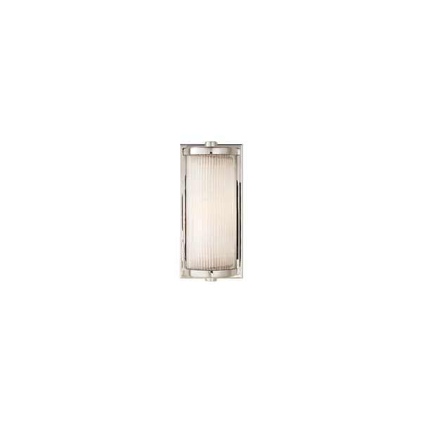 Dresser Short Wall Light Nickel, Wall Light, Short, Polished Nickel - Andrew Martin - image 1