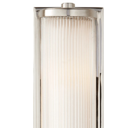 Dresser Short Wall Light Nickel, Wall Light, Short, Polished Nickel - Andrew Martin - thumbnail 2