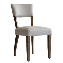 Diego Dining Chair, Dining Chair, Light Neutral - Andrew Martin Linen - thumbnail 1