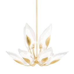 Blossom Chandelier, Small, Gold - Andrew Martin - thumbnail 1