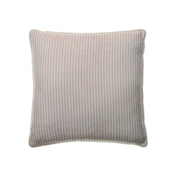 Picket Pink, Sustainable Feather, Cushion - Andrew Martin Eco-conscious & Linen Blend & Viscose Blend Small Prints & Stripe - thumbnail 1