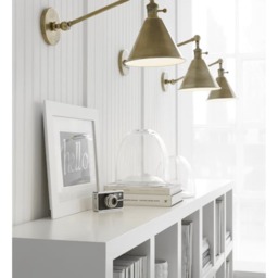 Boston Wall Light Brass, Wall Light, Hand-Rubbed Antique Brass - Andrew Martin - thumbnail 2