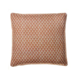 Bud Orange, Sustainable Feather, Cushion - Andrew Martin Eco-conscious & Linen Blend & Viscose Blend Floral & Small Prints - thumbnail 1