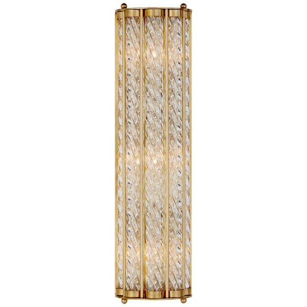 Eaton Linear Wall Light Brass, Wall Light, Antique Brass - Andrew Martin - image 1