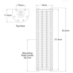 Eaton Linear Wall Light Brass, Wall Light, Antique Brass - Andrew Martin - thumbnail 2
