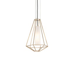 Draft Tall Pendant, Ceiling Light, Gold - Andrew Martin