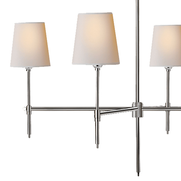 Bryant Chandelier Nickel, Polished Nickel - Andrew Martin - image 1