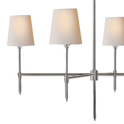 Bryant Chandelier Nickel, Polished Nickel - Andrew Martin - thumbnail 1