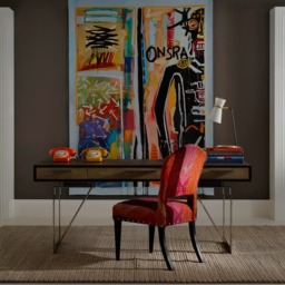 Clarkson Table Lamp Black, Desk Lamp, Antique Brass/Black - Andrew Martin - thumbnail 2