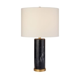 Cliff Table Lamp Black Marble, Table Lamp - Andrew Martin - thumbnail 1