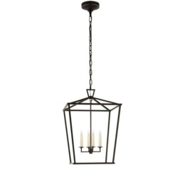Darlana Pendant Aged Iron, Lantern, Medium - Andrew Martin - thumbnail 1
