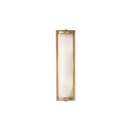 Dresser Wall Light Brass, Wall Light, Long, Hand-Rubbed Antique Brass - Andrew Martin - thumbnail 1