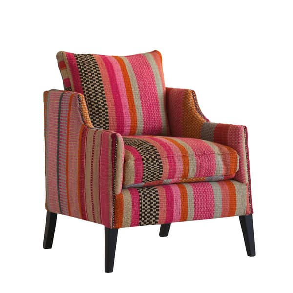 Regal Chair Andean, Armchair, Pink/Orange/Gold - Andrew Martin Wool - image 1