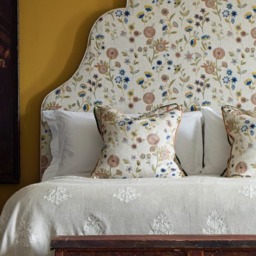 Fable Woodland, Sustainable Feather, Cushion - Andrew Martin Linen & Linen Blend Embroidered & Floral - thumbnail 2