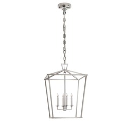 Darlana Pendant Nickel, Pendant Light, Mini, Polished Nickel - Andrew Martin - thumbnail 1