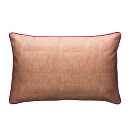 Delta Lava Outdoor Rectangular, Hollowfibre, Outdoor Cushion - Andrew Martin Herringbone - thumbnail 1