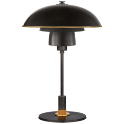 Whitman Table Lamp Bronze, Desk Lamp, Bronze/Antique Brass - Andrew Martin - thumbnail 1