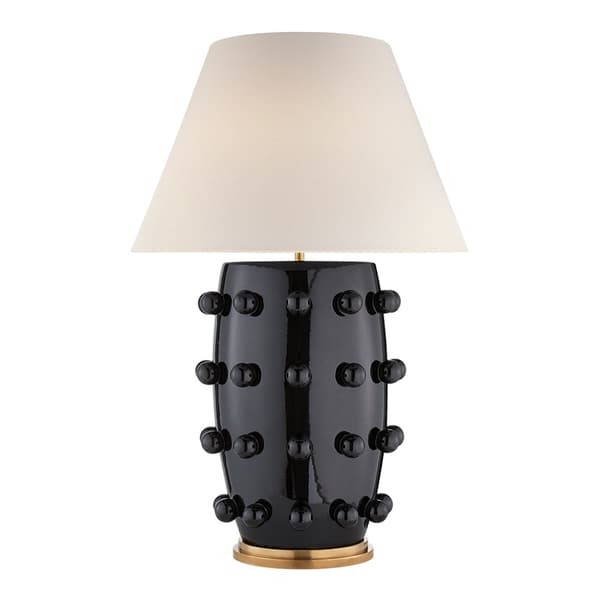 Linden Table Lamp Black, Table Lamp, Large - Andrew Martin - image 1