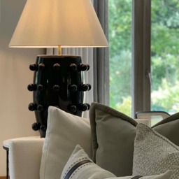 Linden Table Lamp Black, Table Lamp, Large - Andrew Martin - thumbnail 2