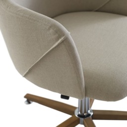 Koda Desk Chair, Desk Chair, Light Neutral - Andrew Martin Other Fabric - thumbnail 2