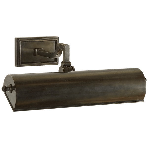 Dean Large Single Picture Light Gunmetal, Picture Light, Large, Gun Metal - Andrew Martin - image 1