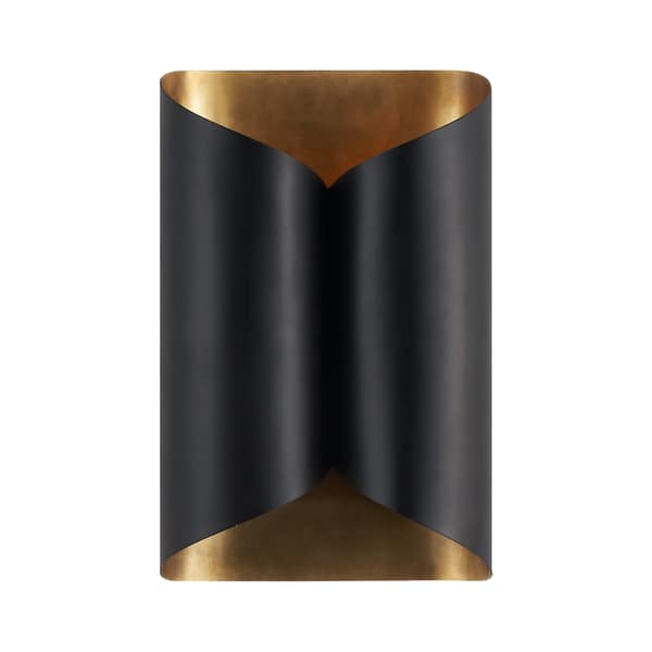 Selfoss Wide Wall Light Brass, Wall Light, Small, Antique Brass - Andrew Martin - image 1